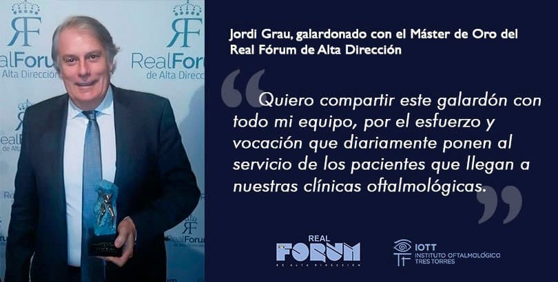 Jordi Grau Máster Oro del Real Forum Alta Dirección